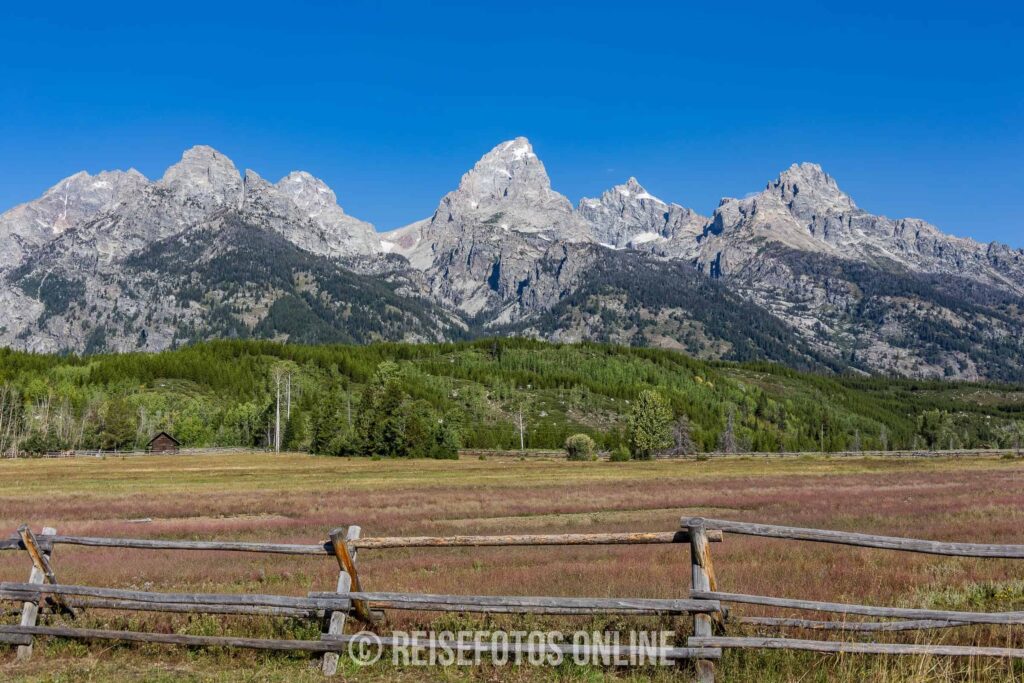 Blick auf den Grand Teton Nationalpark